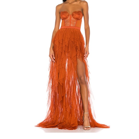 For Love and Lemons gorgeous bustier gown - Picture 1 of 9